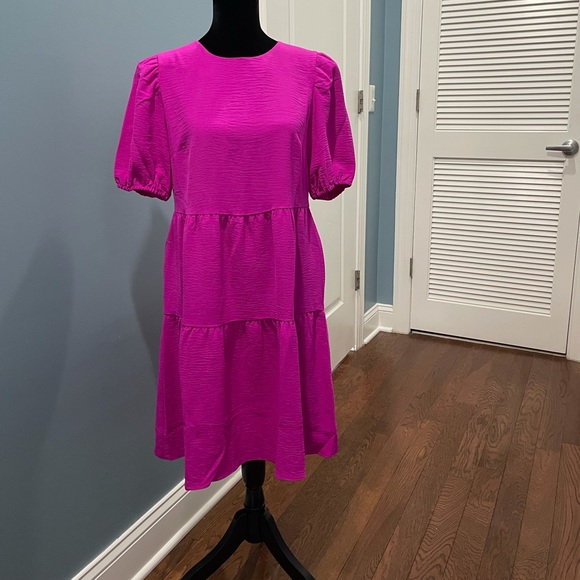 dkny fuschia dress